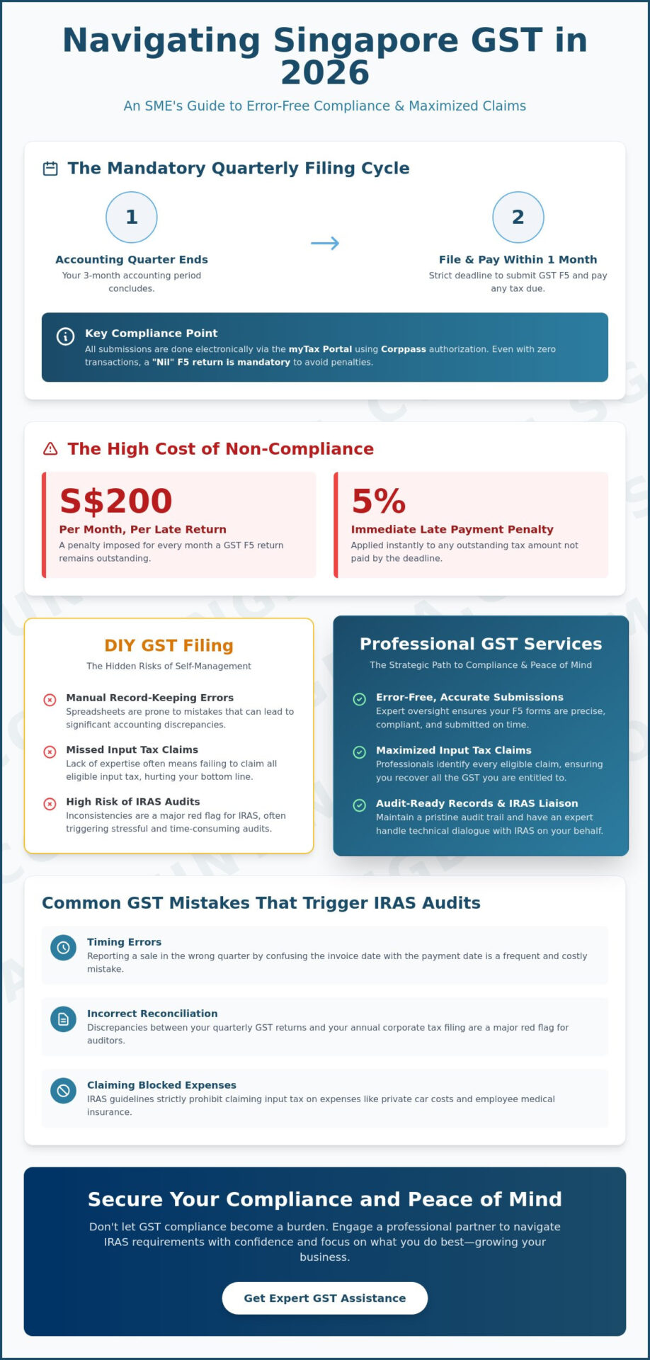 GST Filing Services Singapore: The 2026 SME Guide to Accurate IRAS Returns