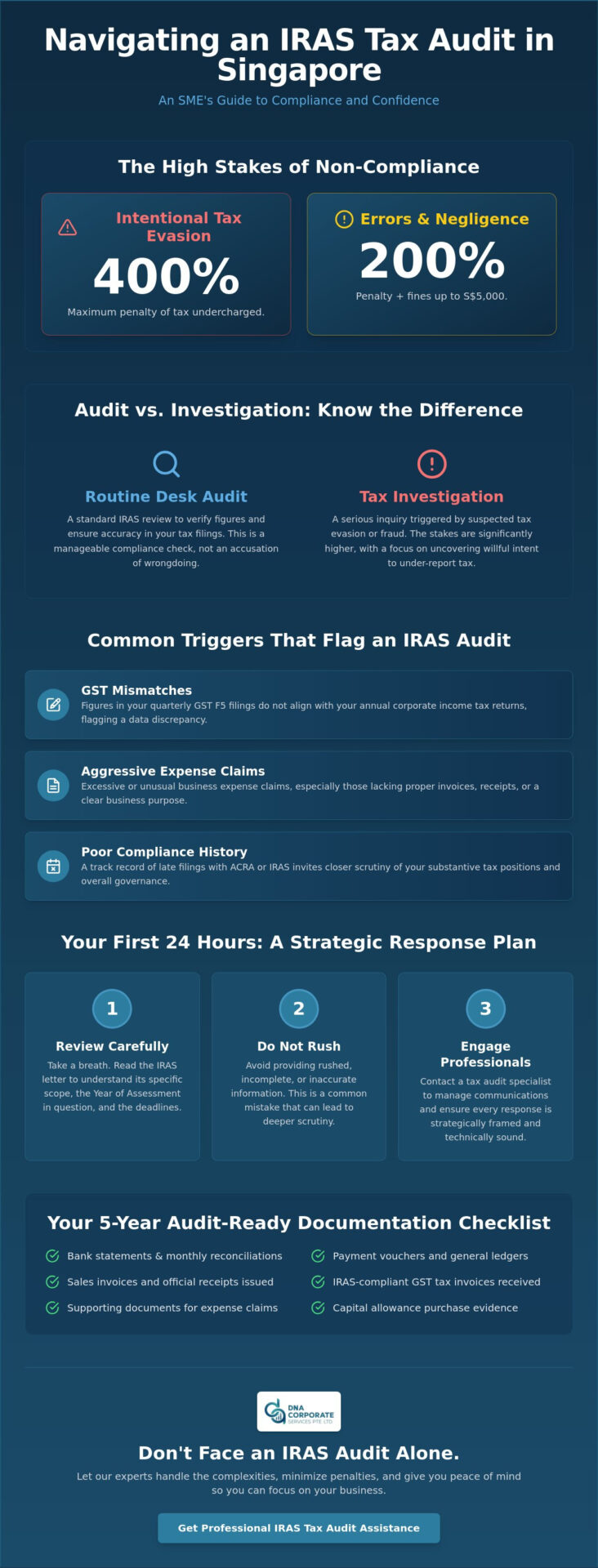 IRAS Tax Audit Assistance Singapore: The 2026 SME Survival Guide