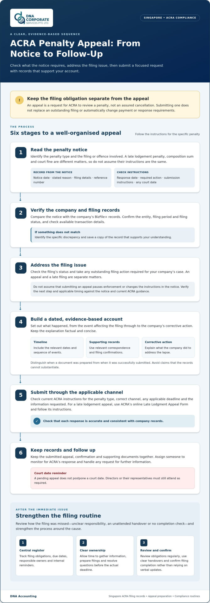 How to Appeal ACRA Penalties in Singapore: A Practical Guide